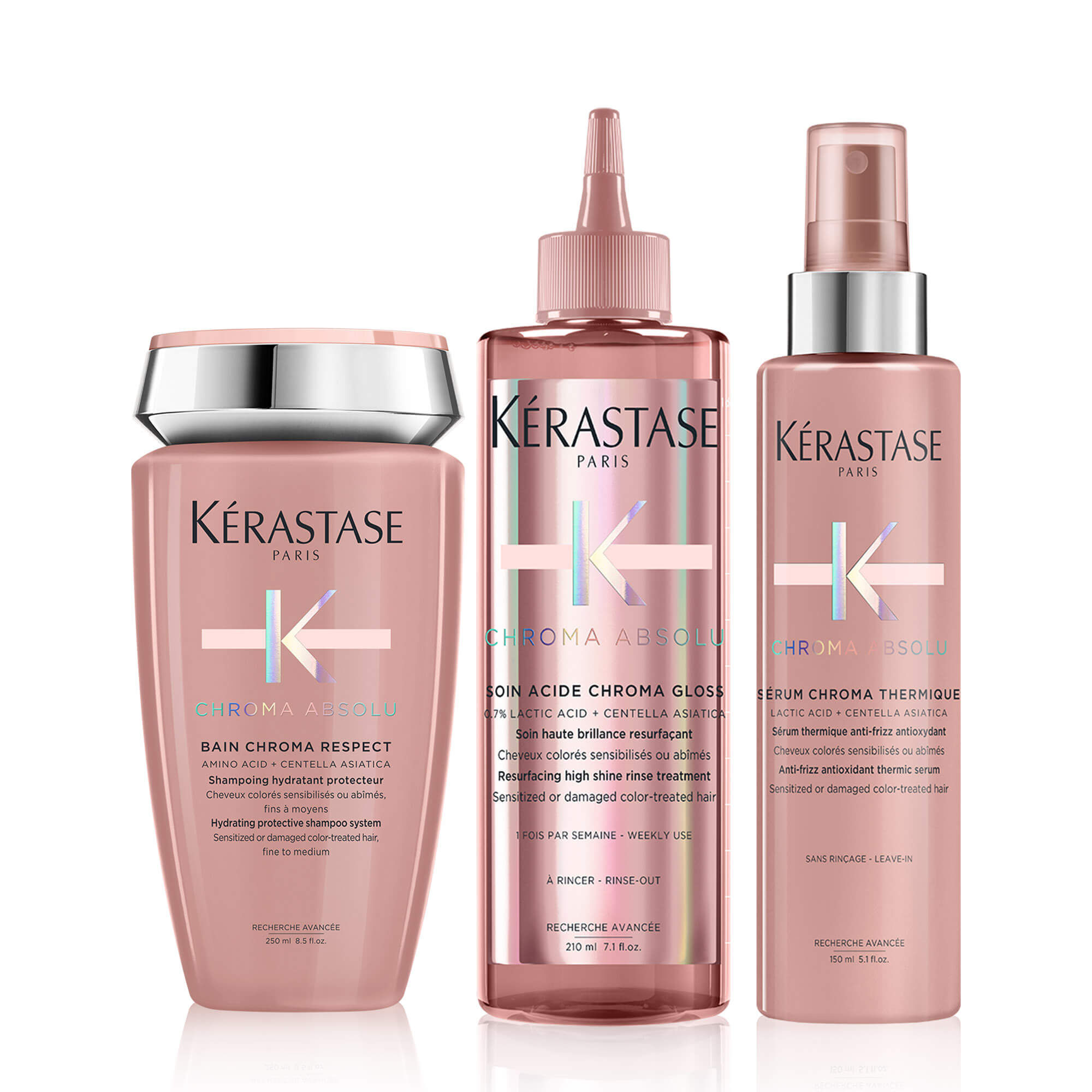 Trio Chroma Absolu capelli colorati fini