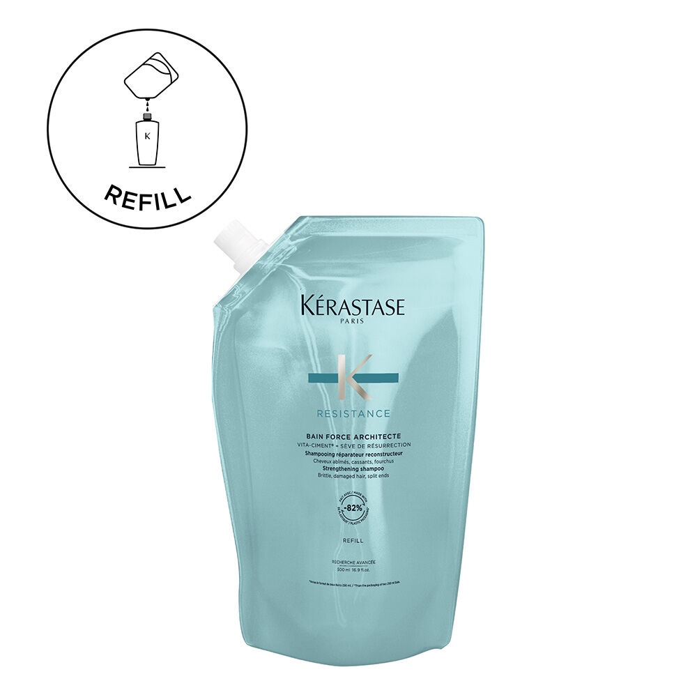 Ricarica Shampoo 500ml Bain Force Architecte