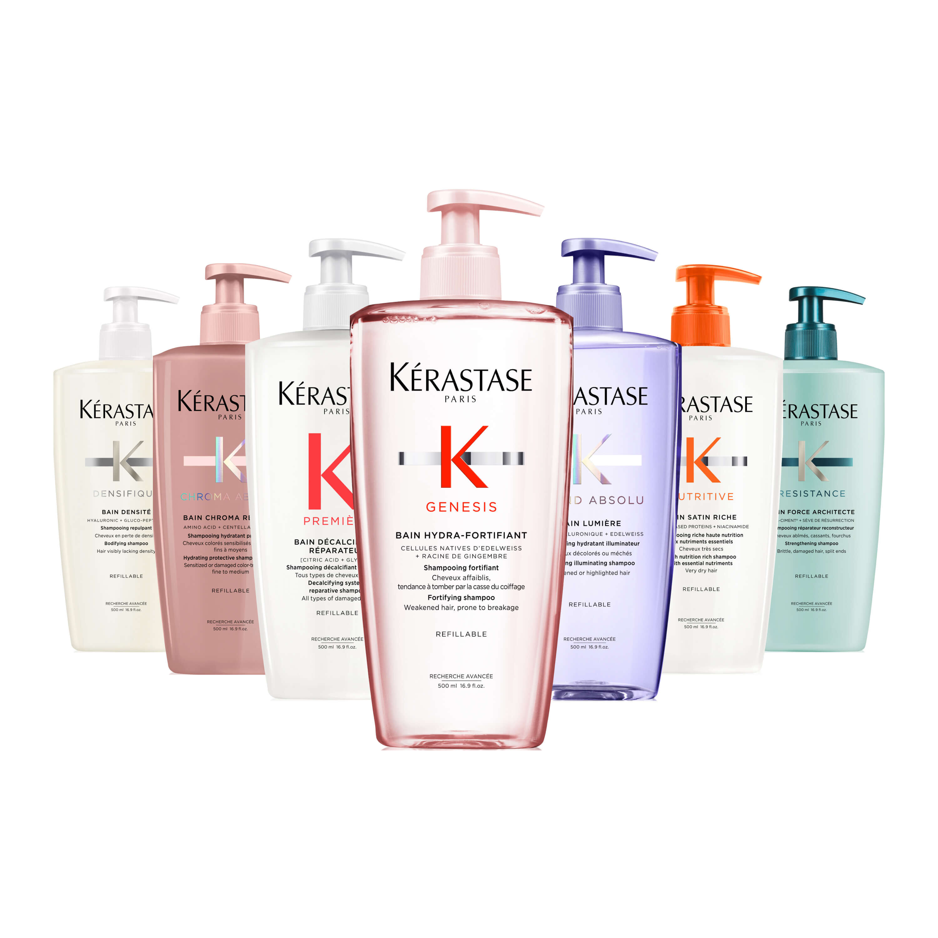 Shampoo Ricaricabile 500ml Bain Decalcifiant Reparateur
