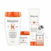 Quartetto di trattamenti Nutritive per capelli spessi secchi e molto secchi