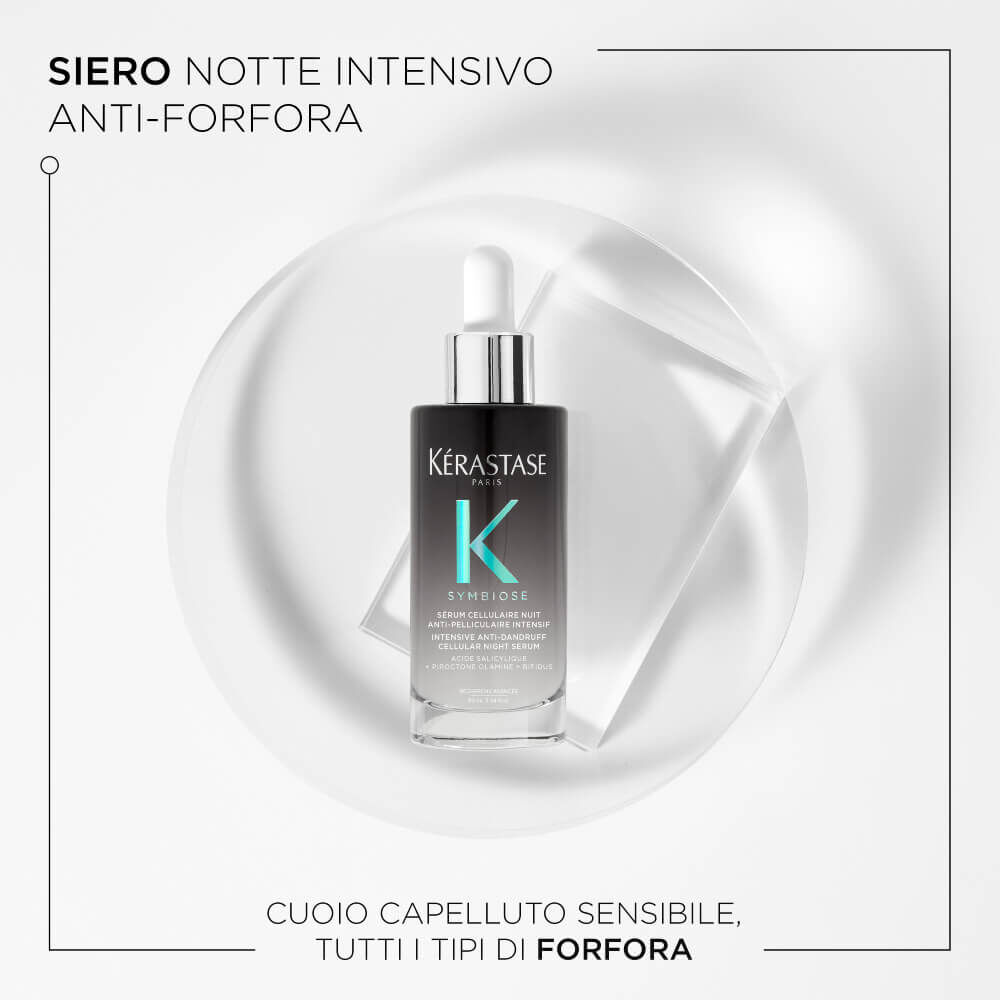 Quartetto Symbiose antiforfora per cuoio capelluto secco e sensibile