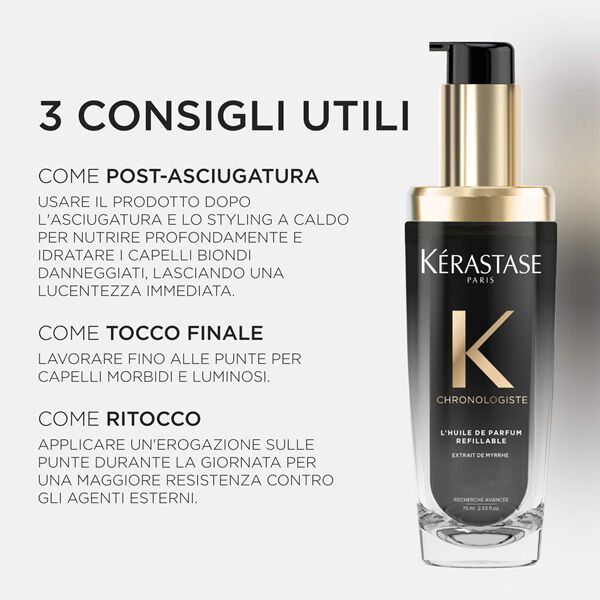 HUILE DE PARFUM OLIO PER CAPELLI RIVITALIZZANTE