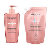 Duo Flacone a Pompa 500ml + Eco-ricarica 500ml Shampoo Bain Chroma Absolu
