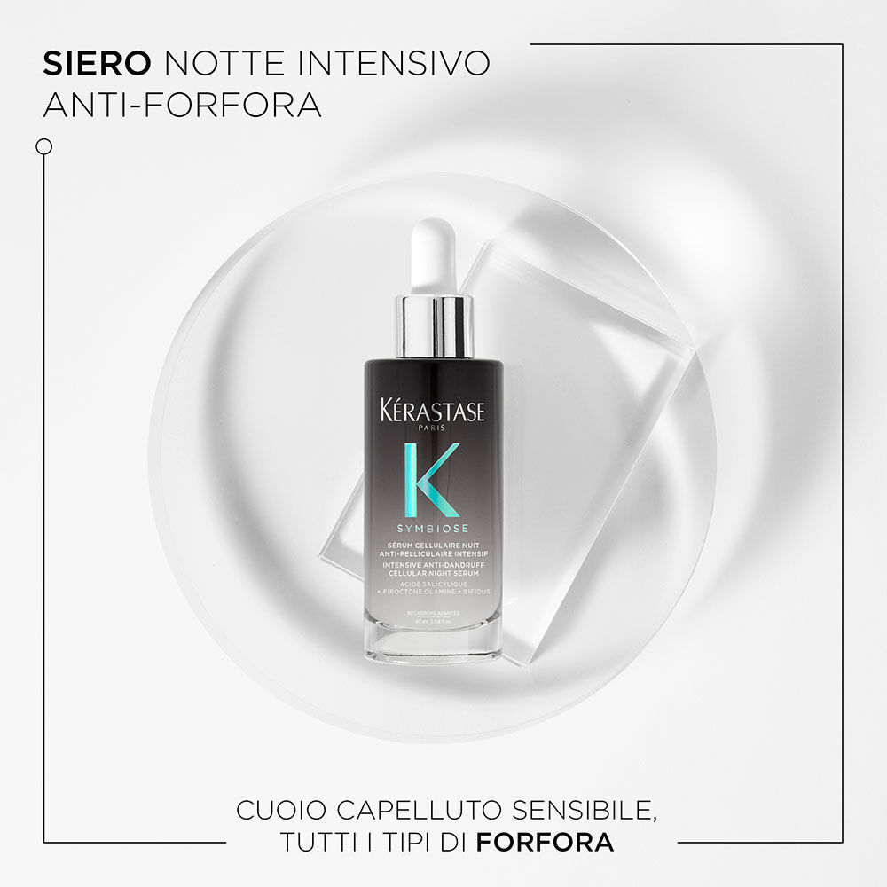 Quartetto Symbiose antiforfora per cuoio capelluto grasso e sensibile