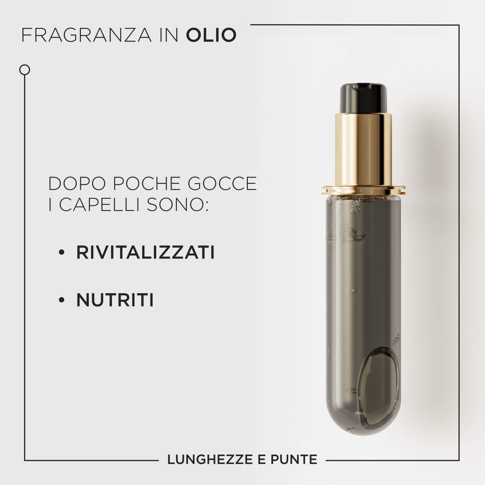 HUILE DE PARFUM OLIO PER CAPELLI RIVITALIZZANTE