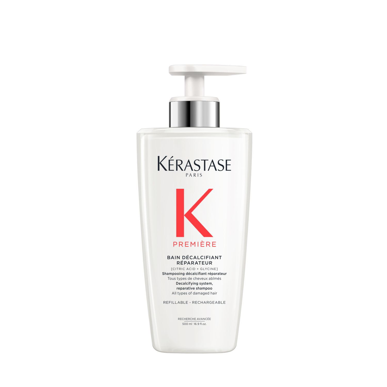 Shampoo Ricaricabile 500ml Bain Decalcifiant Reparateur