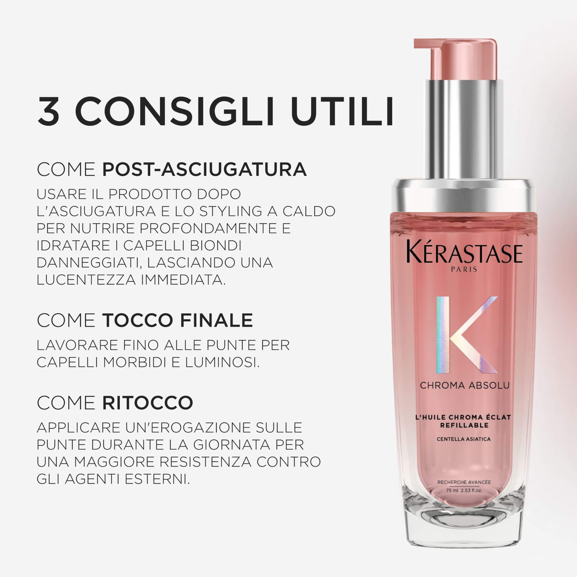 L'HUILE CHROMA ECLAT RICARICA 75ML