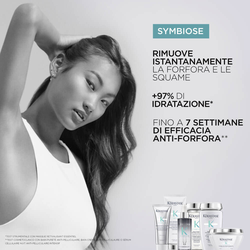 Trio Symbiose antiforfora per cuoio capelluto grasso