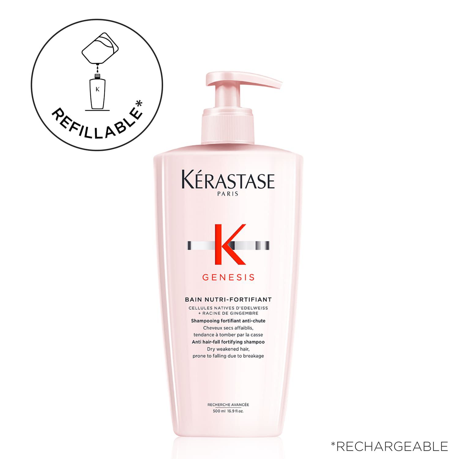 Shampoo Ricaricabile 500ml Bain Nutri-Fortifiant
