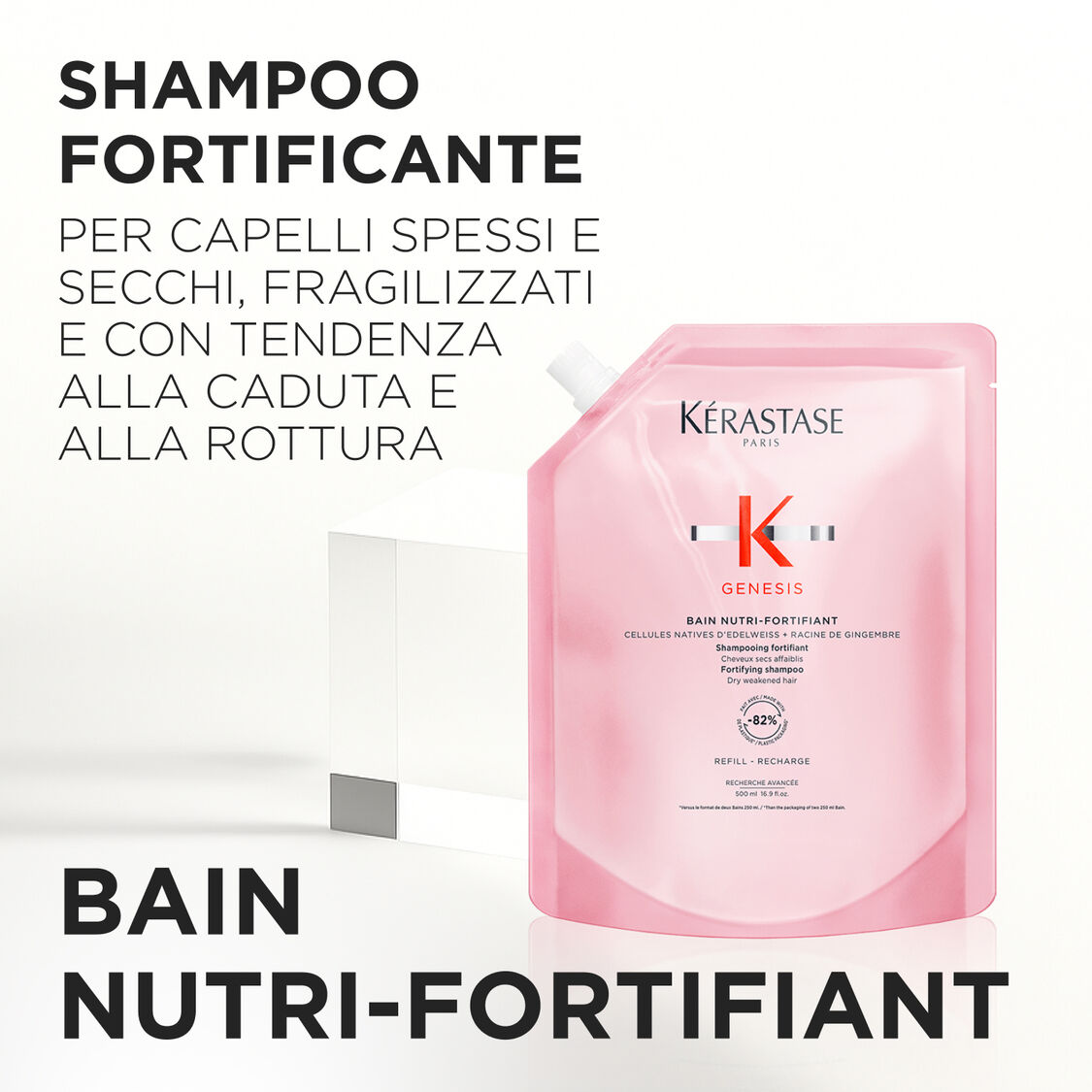 Ricarica Shampoo 500ml Bain Nutri-Fortifiant