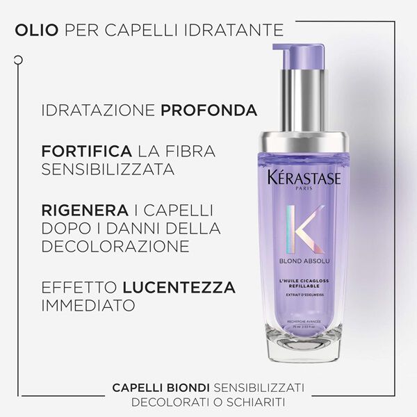 L'HUILE CICAGLOSS RICARICABILE 75ML