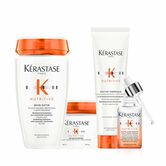 Quartetto di trattamenti Nutritive per capelli molto secchi