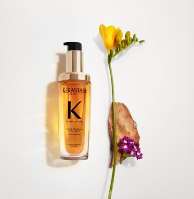 prodotto per capelli con olio di argan