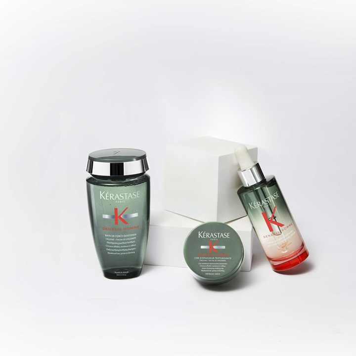 Kérastase Men thinning hair Routine to fight hair fall Kérastase Men thinning hair Routine to fight hair fall